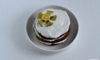 Брауни со сметанной пропиткой