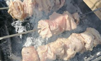 Шашлык на кефире