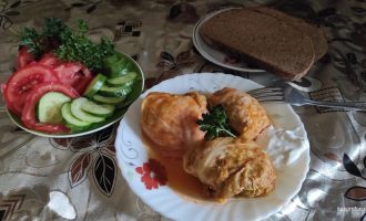 Голубцы с фаршем и рисом