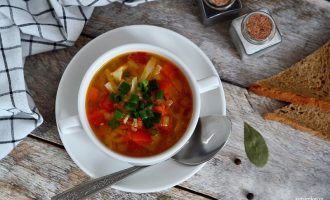 Щи куринные