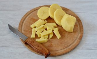 Картофель нашинкованный