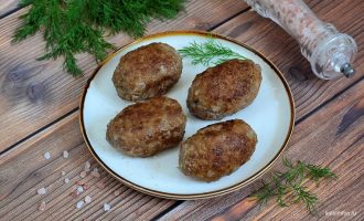 Котлеты с грибной начинкой