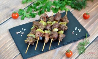 Шашлычки из индейки в духовке