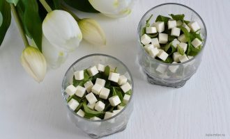 Салат с сыром
