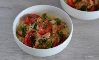 Кускус с помидорами