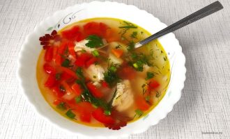 Куриный суп с овощами