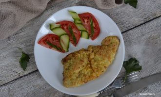 Шницель из свинины в панировке