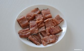 Горбуша свежая кусочками