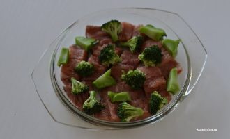 Горбуша и брокколи