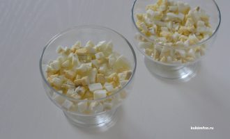 Яйца в креманке