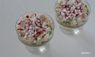 Редис в креманке