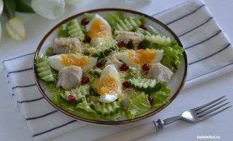 Салат с хеком