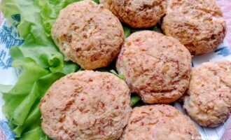 Готовые котлеты с крабовыми палочками
